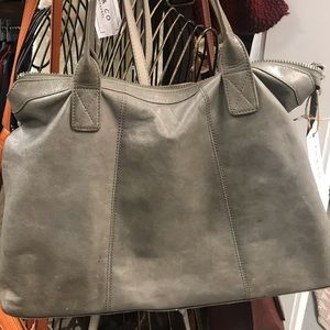 Grey large hobo purse